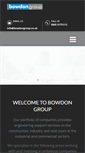 Mobile Screenshot of bowdongroup.co.uk
